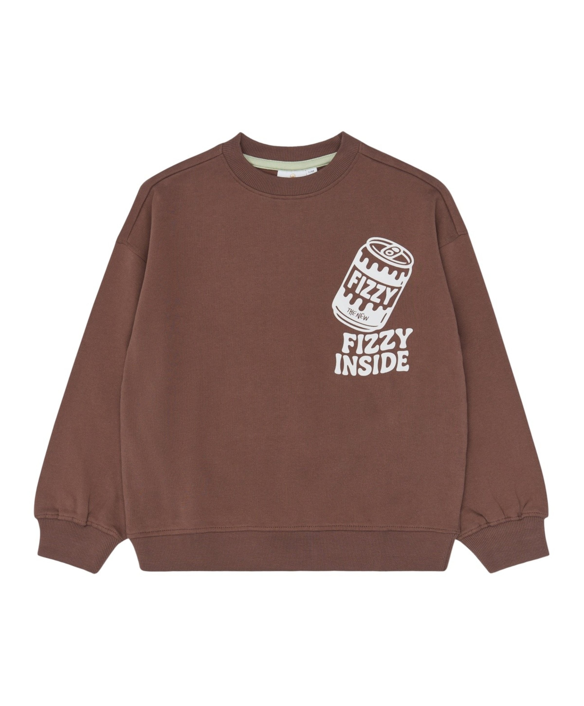 Jongens sweater bruin