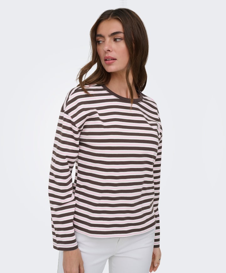 Dames longsleeve roze
