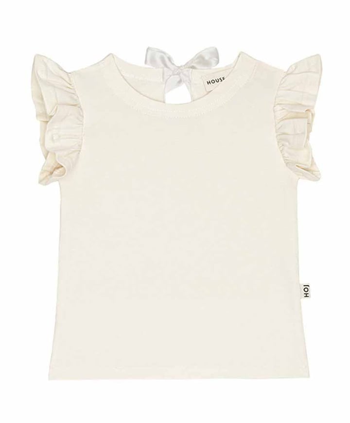 Meisjes top ecru