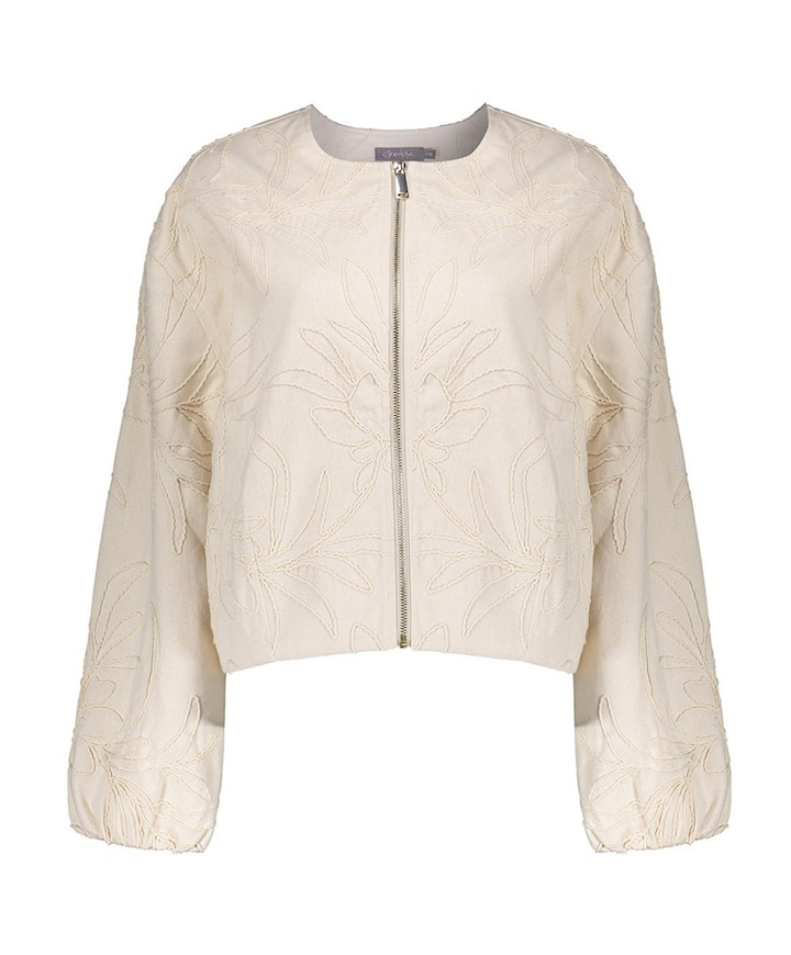 Dames spijkerjas  ecru