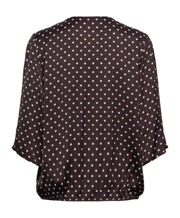 Dames blouse bruin
