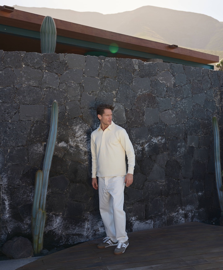 Berkley Loose Frost heren broek ecru