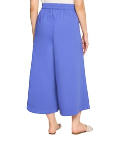 dames broek blauw