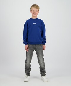 Jongens sweater blauw