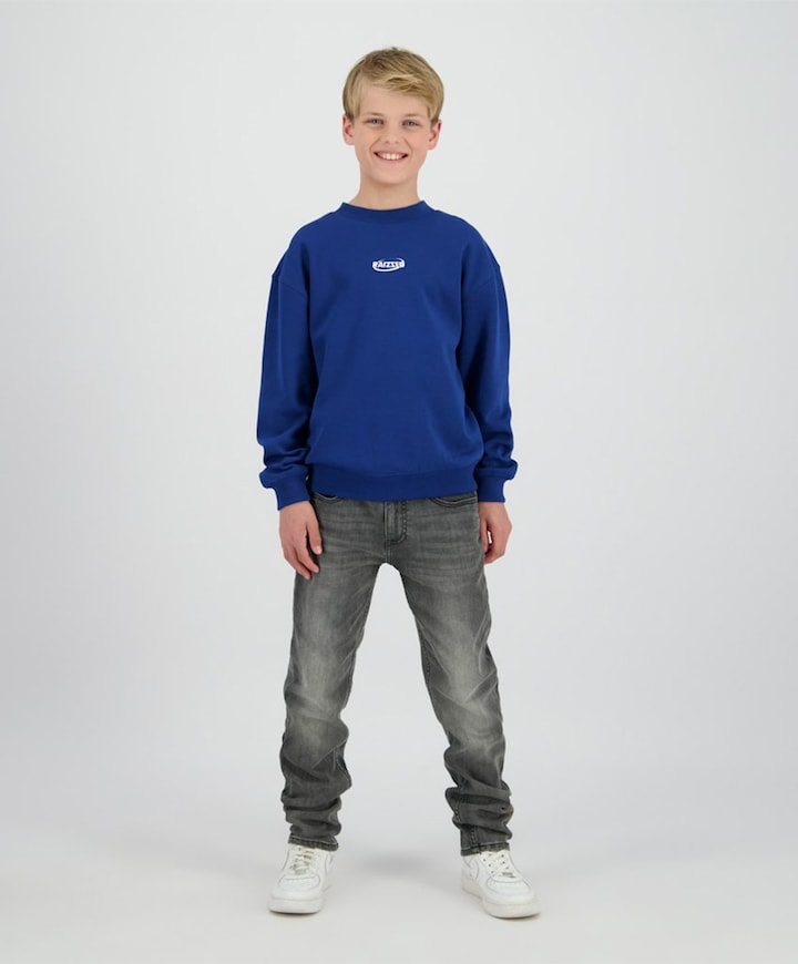 Jongens sweater blauw