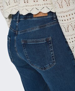 ONLBLUSH MID STRAIGHT jeans blauw