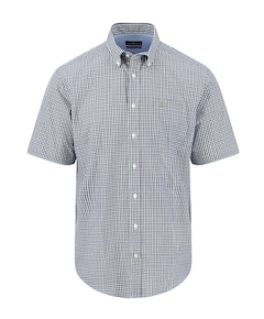 Heren overhemd korte mouw groen