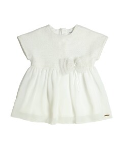 Meisjes jurk ecru