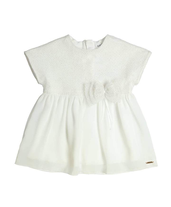 Meisjes jurk ecru