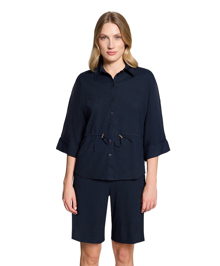 Dames blouse blauw