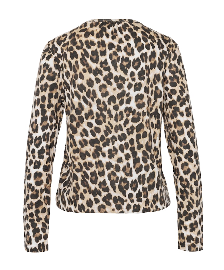 Dames longsleeve bruin