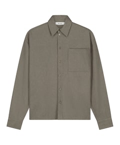 Heren overshirt bruin