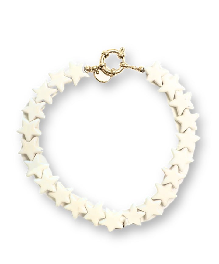 Dames armband wit