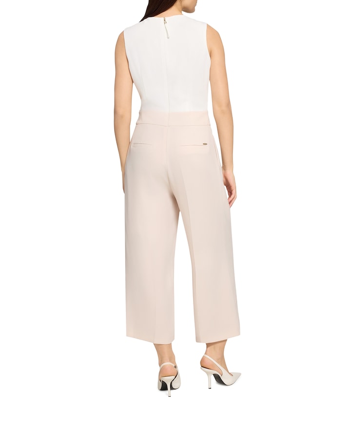 dames jumpsuit ecru