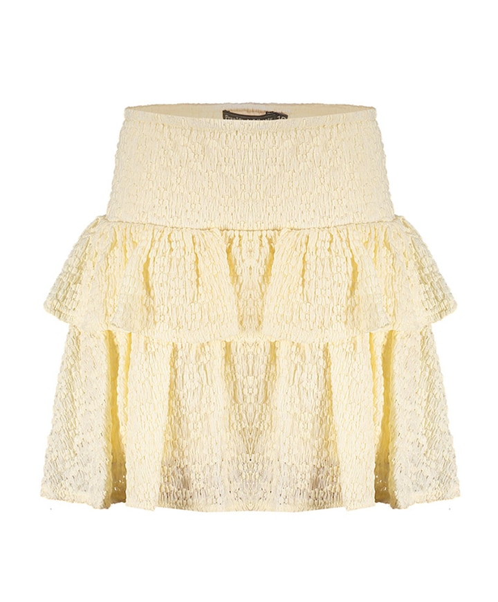 Meisjes rok ecru