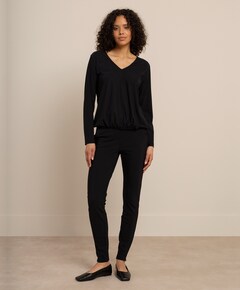 Dames longsleeve zwart