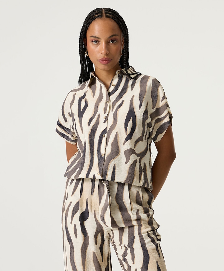 Dames blouse ecru