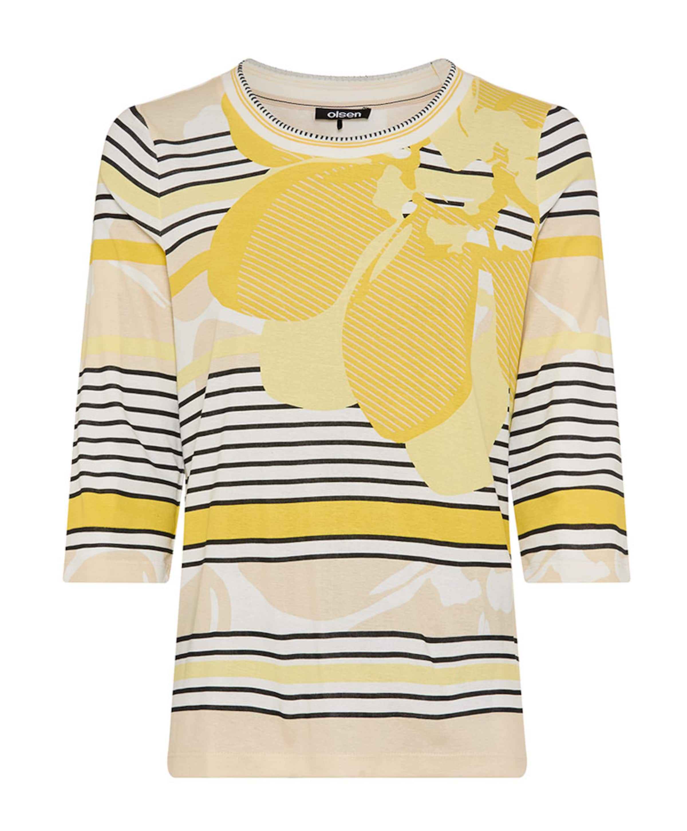 Dames longsleeve geel