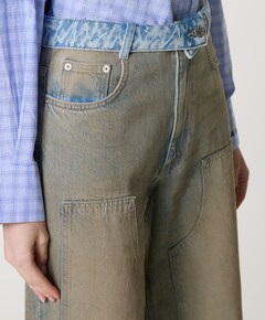 Celeste Patch Vintage Tall Jeans dames jeans beige