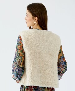 Dames gilet ecru