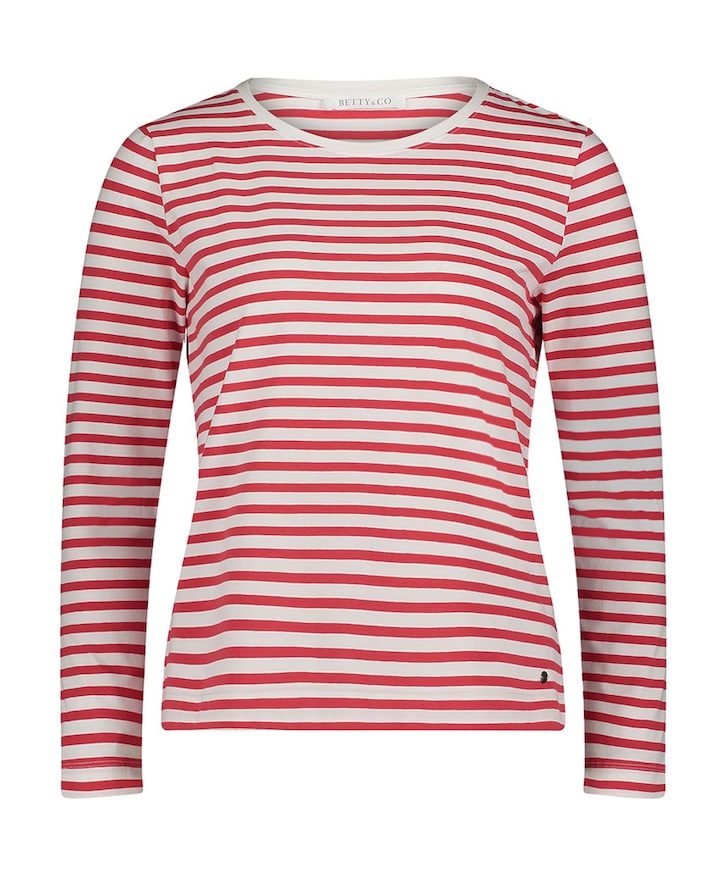 Dames longsleeve rood