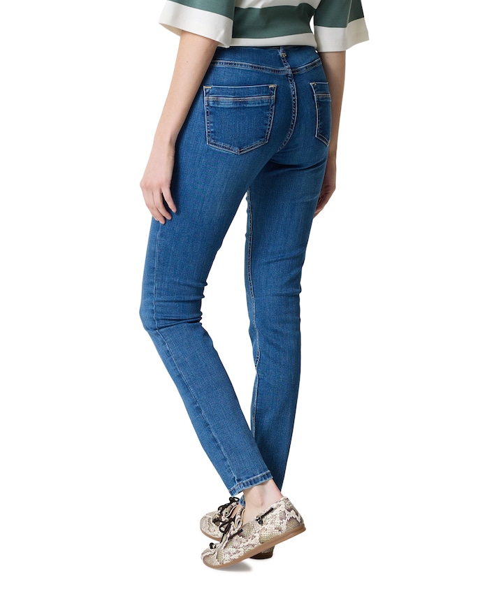 ECO-AWARE dames jeans blauw