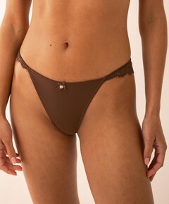 Dames slip bruin