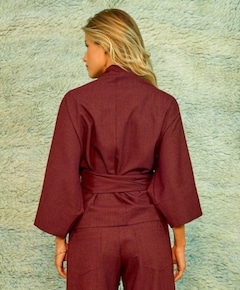 Dames blouse bordeaux