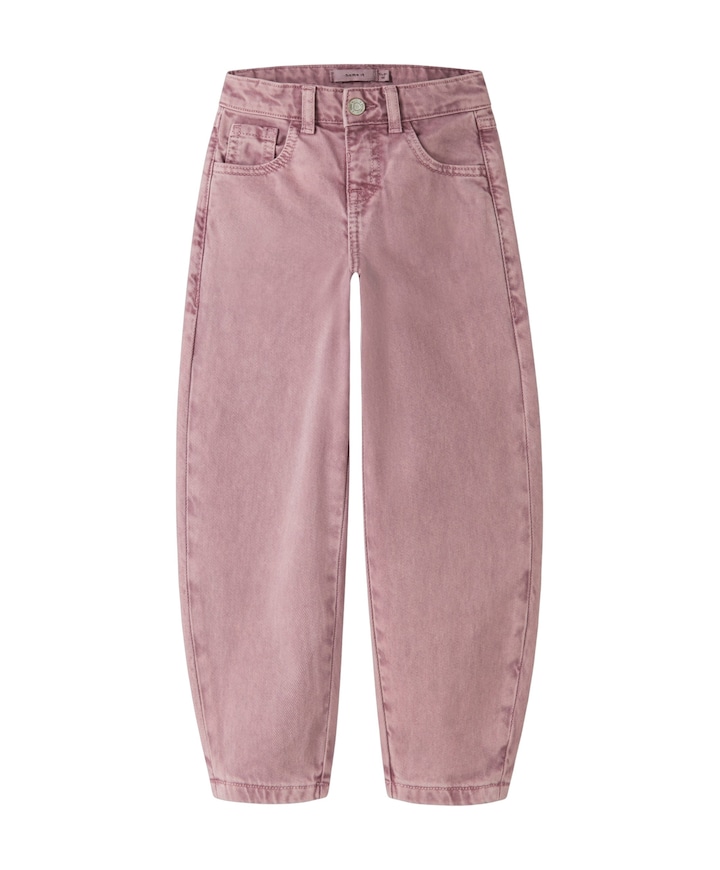 NKFBELLA BARREL DNM 4689-BE meisjes jeans roze