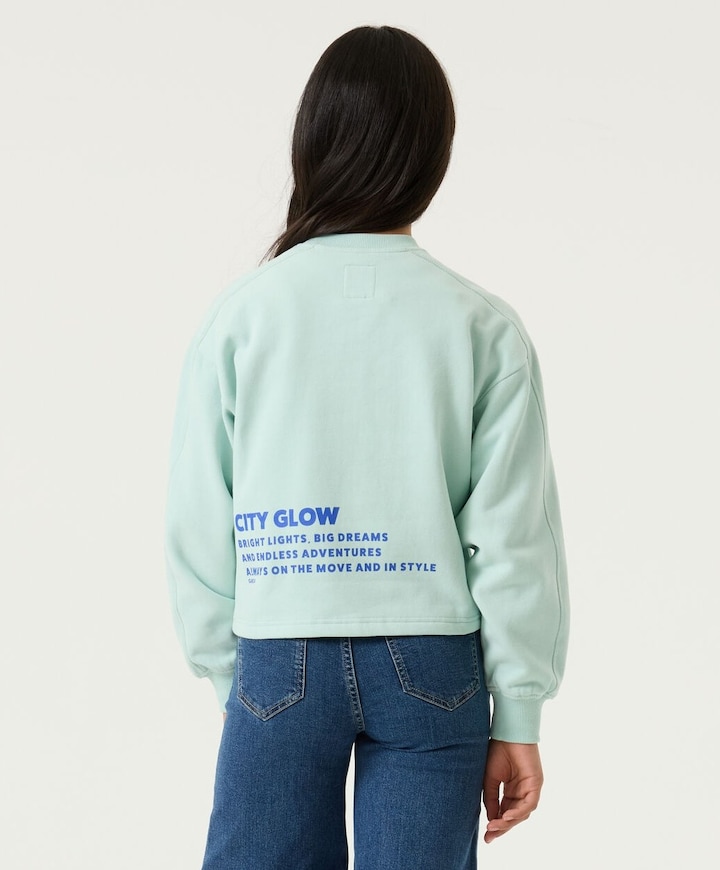 Meisjes sweater groen