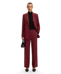 SLFRITA MW WIDE PANT MEL NOOS dames broek bordeaux