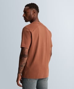 Heren T-shirt brique