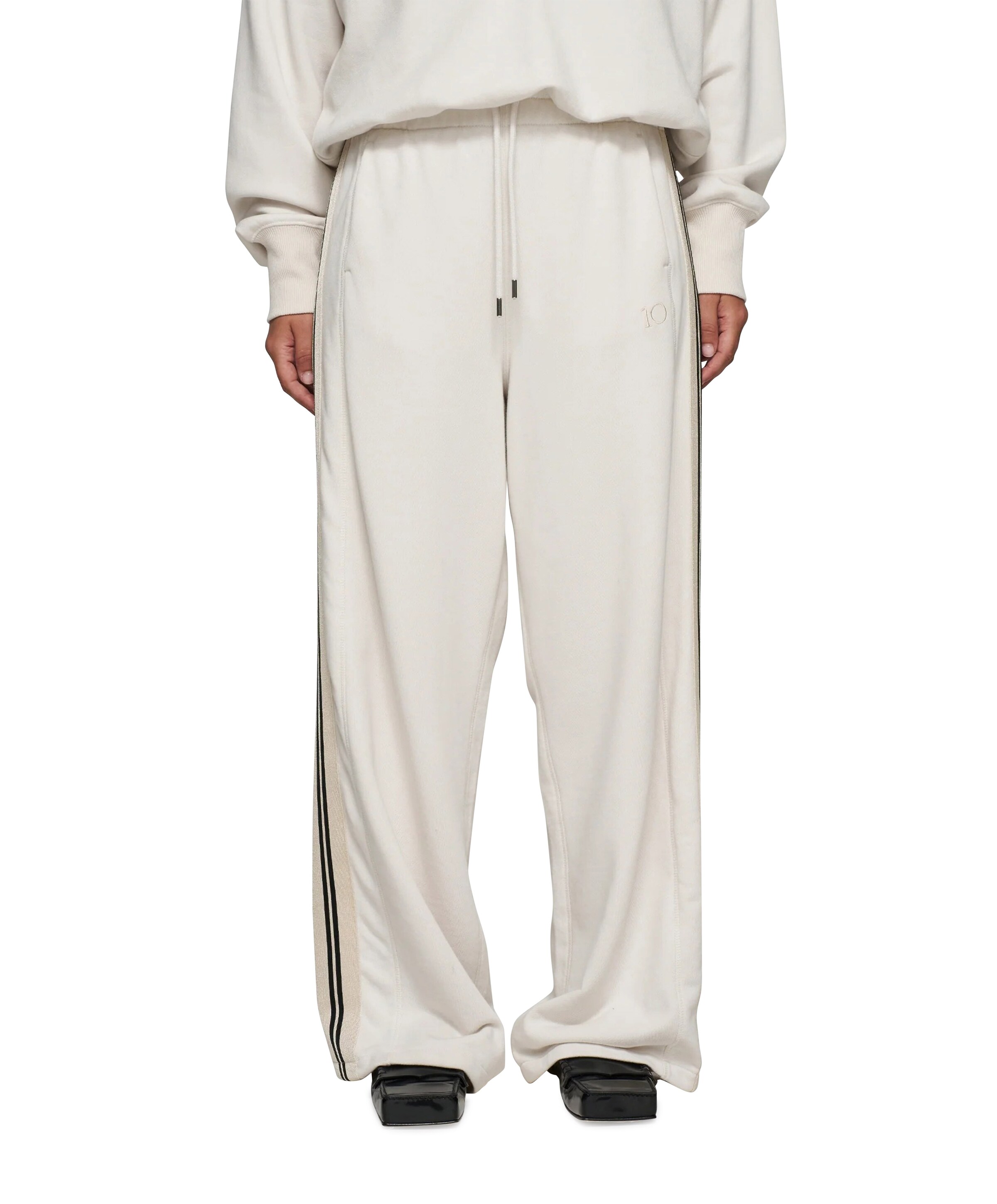 western jogger tape broek ecru