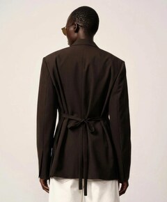 Dames blazer bruin