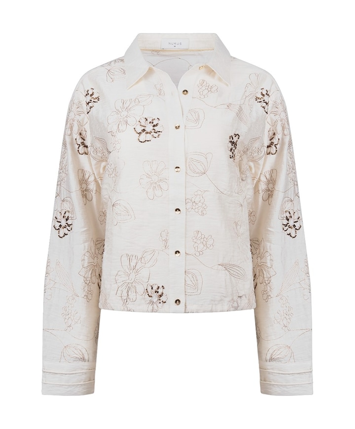 Dames blouse ecru