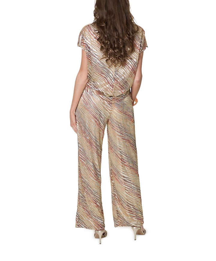 dames jumpsuit beige