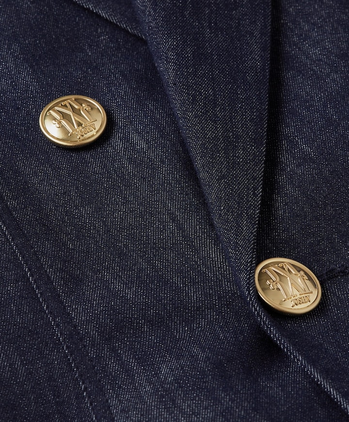 Dames blazer blauw