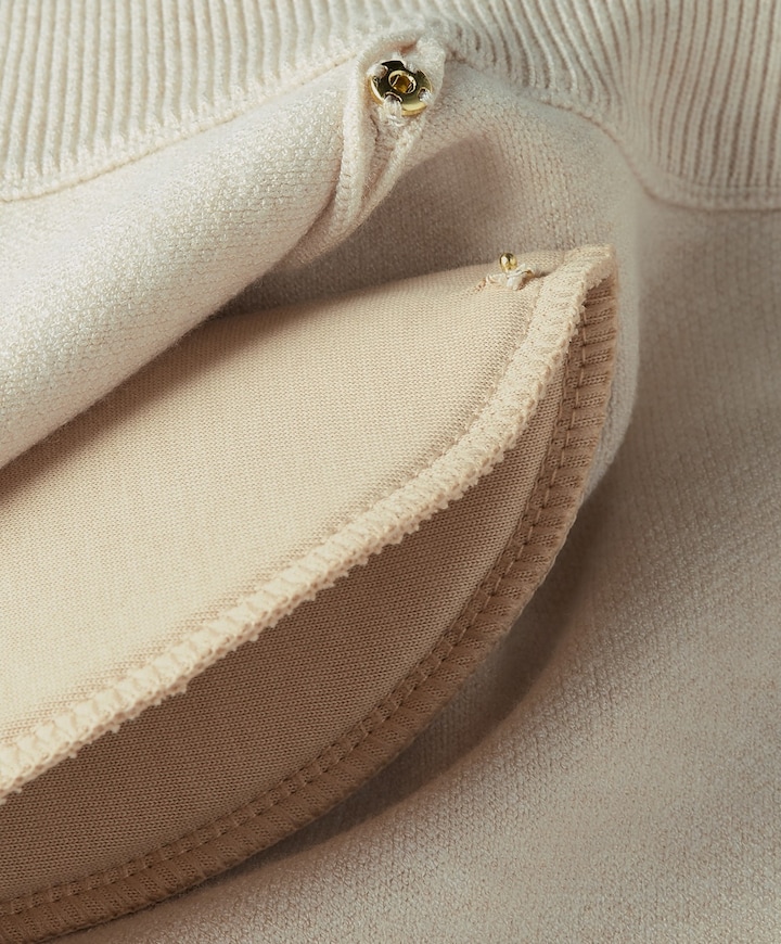 Dames vest ecru