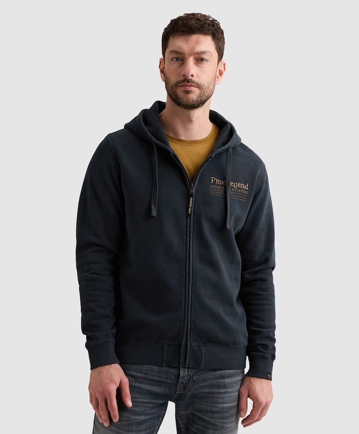 Heren vest blauw