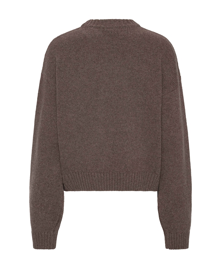 Dames sweater bruin
