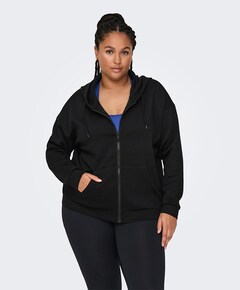 Plussize sweater zwart