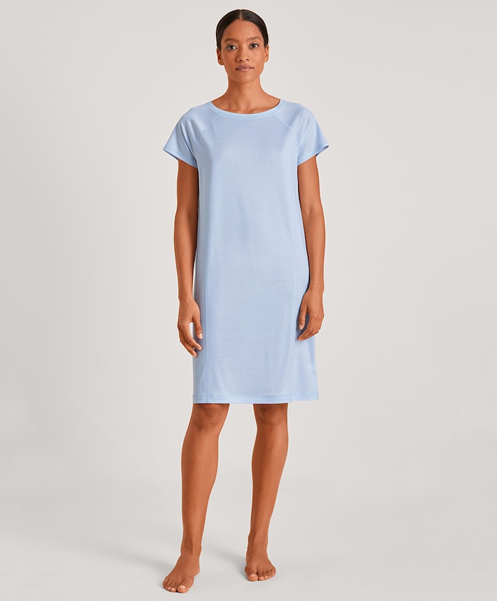 Dames nachthemd blauw