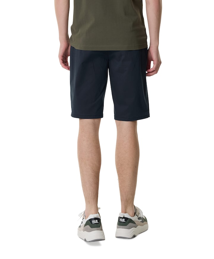 Shorts Chino Stretch heren korte broek blauw