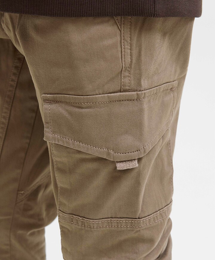 JPSTPAUL JJFLAKE AKM 542 NOOS JNR broek beige