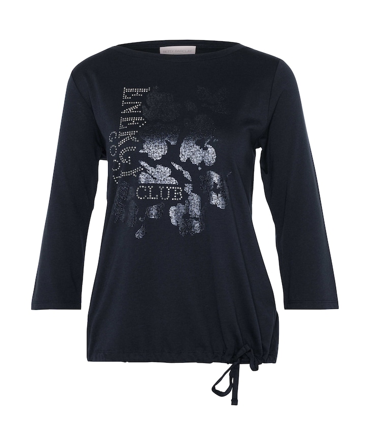 Dames longsleeve blauw