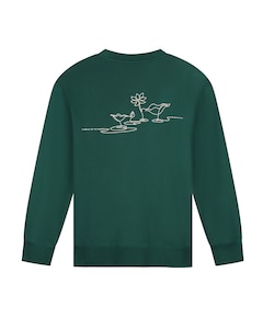 Heren sweater groen