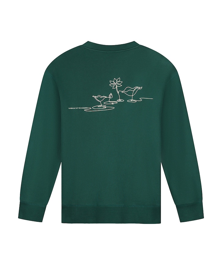 Heren sweater groen