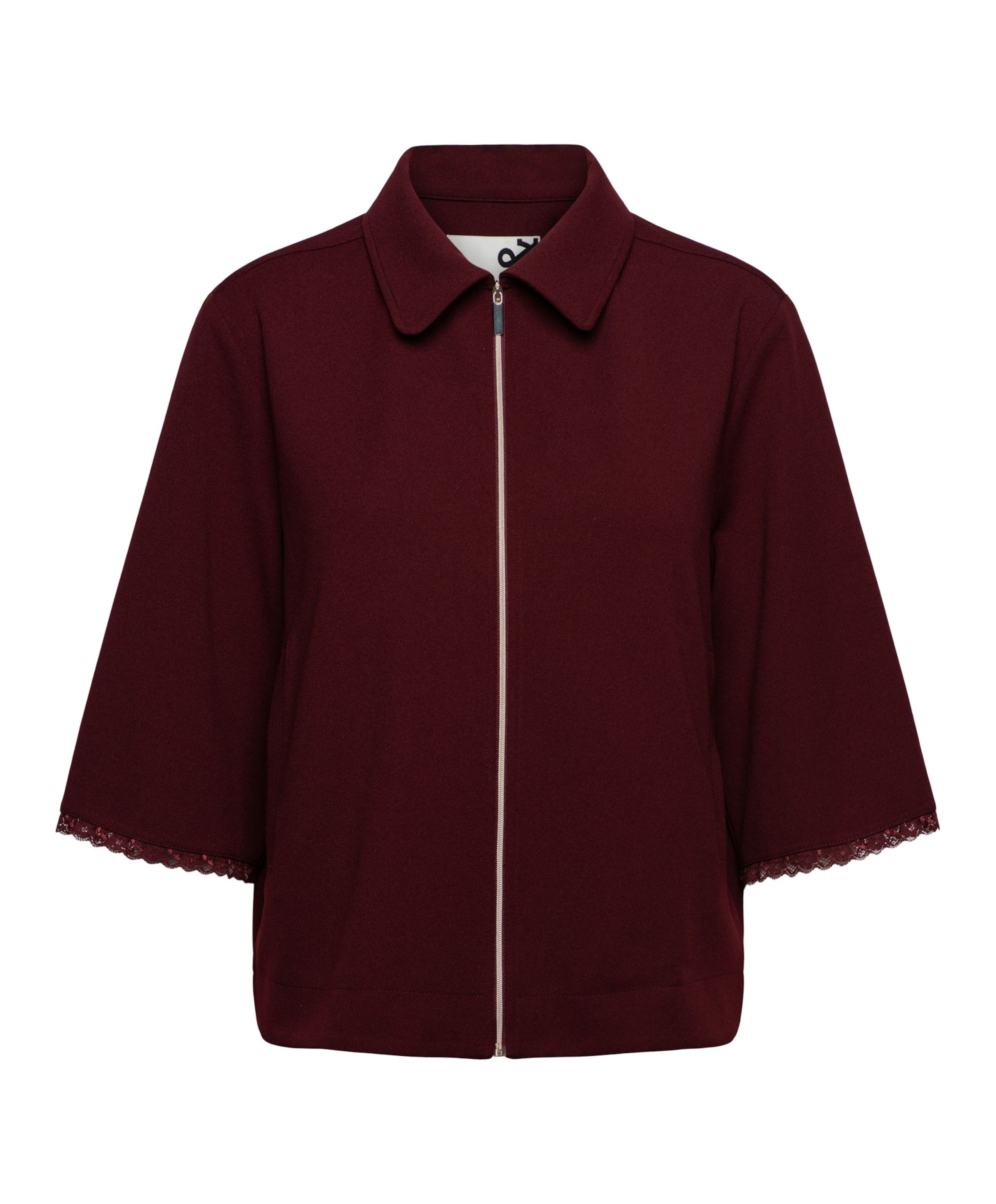 Dames jas bordeaux