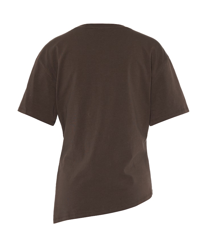 Dames T-shirt bruin