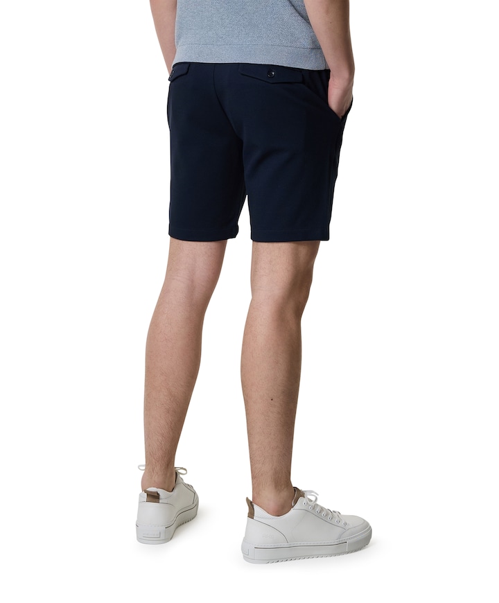 Lancaster Pique Shorts korte broek blauw